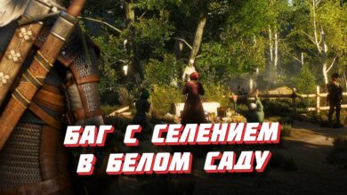 Опустевшее селение в Белом саду (Ведьмак 3): решаем баг с гулями Баг с селенем в Белом саду