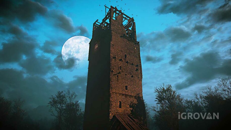 Башня Коломница в игре Ведьмак 3