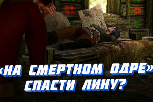 «На смертном одре» в Ведьмаке 3: давать ли Лине Ласточку? Все концовки На смертном одре Ведьмак 3