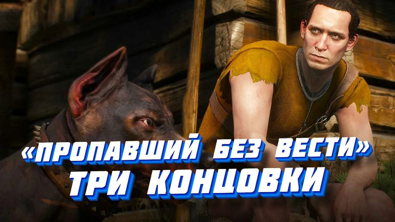 «Пропавший без вести» в Ведьмак 3: прохождение, три концовки Пропавший без вести в игре Ведьмак 3