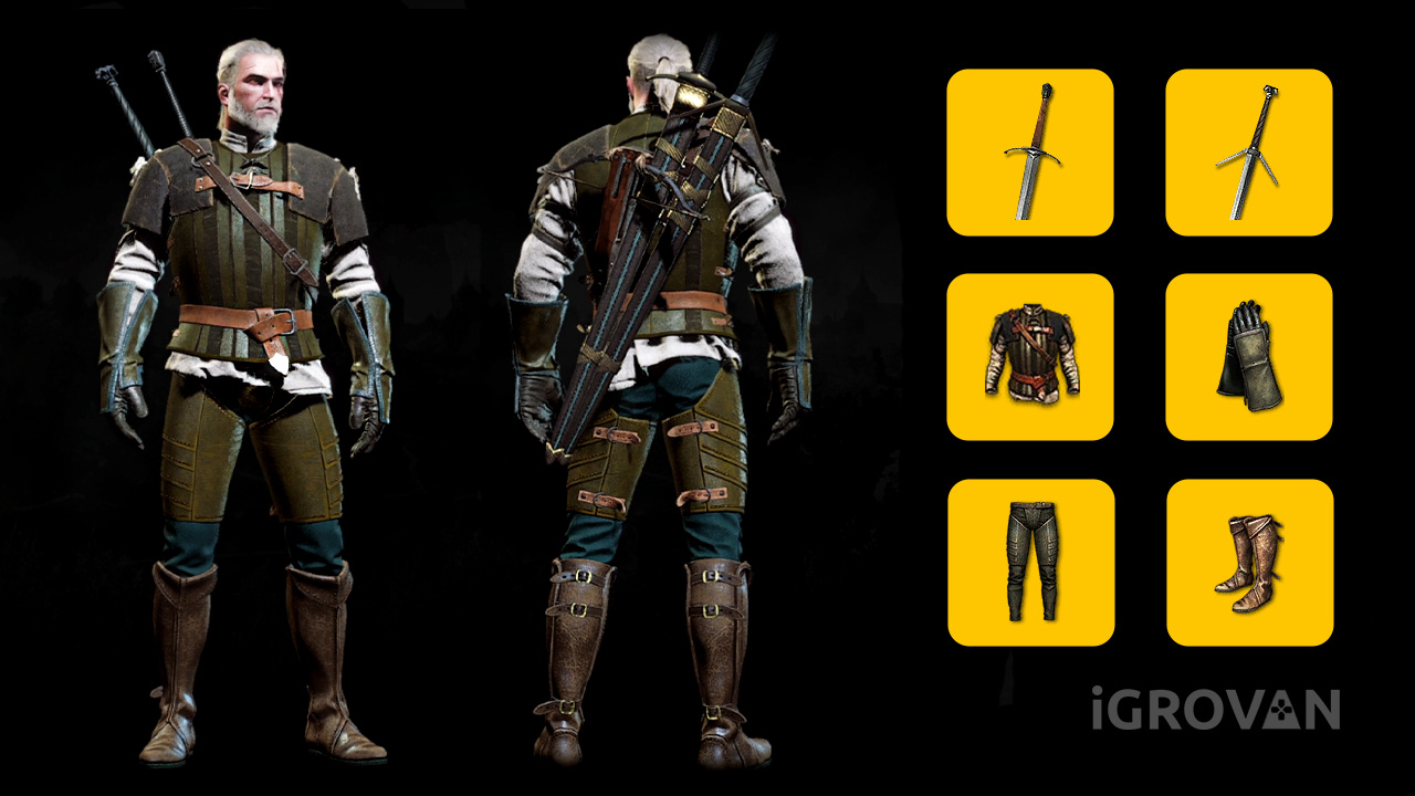 Доспехи и мечи школы Грифона в Ведьмак 3: где чертежи